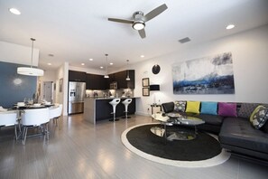 Townhome, 3 Bedrooms | Living area - Beautiful 3-bed Villa 10 Minutes From Disney-17440 Serenity Resort 3 Bedroom Townhouse by RedAwning (Clermont)