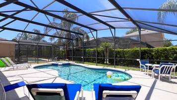 House, 3 Bedrooms | Pool | A heated pool