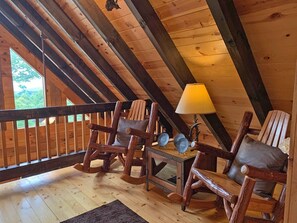 Interior - The Walnut at Alarka Highlands Gorgeous New Log Cabin with Oustanding Mountain Views! (Bryson City)