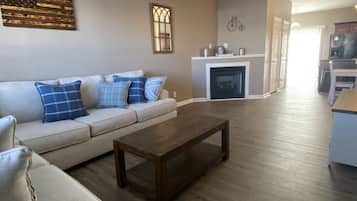 TV connectée, cheminée