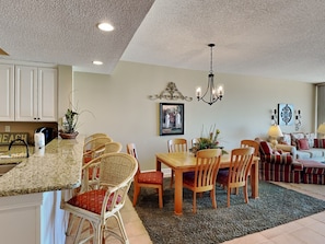 Dining - Beach Regency #103 | Gulf Front Views + Pool! (Navarre Beach)
