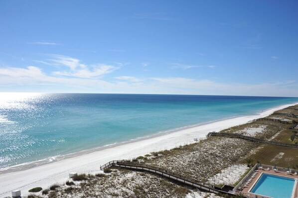 On the beach - Beach Regency #103 | Gulf Front Views + Pool! (Navarre Beach)