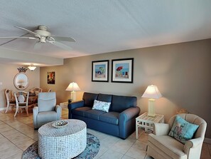 TV - Mariner East #306 | Beachfront Balcony, Gym, Pool! (Panama City Beach)