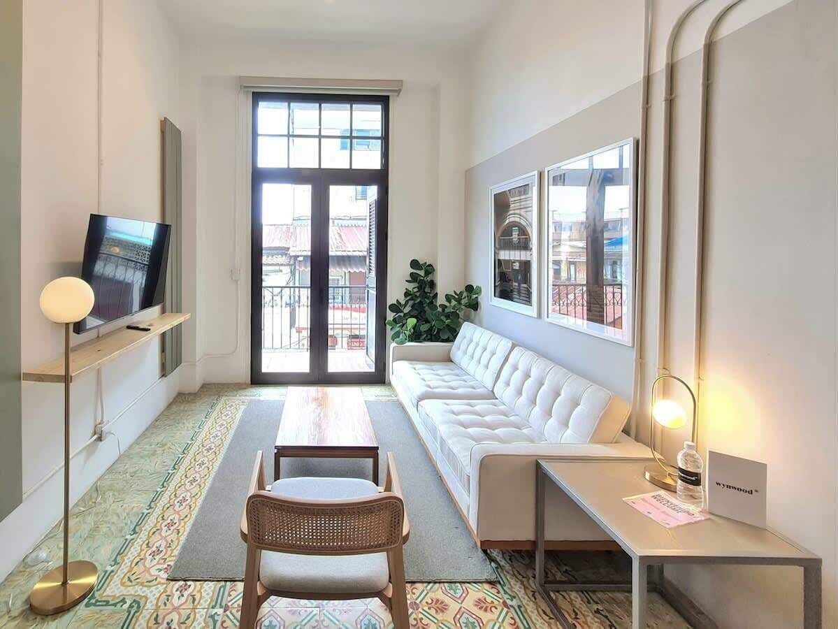 Televisie en een kantoor