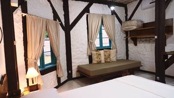 Premium bedding, pillow-top beds, individually decorated