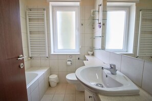 Sèche-cheveux, serviettes fournies