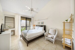 1 dormitorio, tabla de planchar con plancha, Internet y ropa de cama