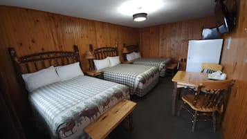 Deluxe Room, Multiple Beds | Laptop workspace, blackout drapes, iron/ironing board, free WiFi