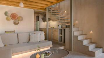 Special Offer Villa With Plunge Pool | Living area | 40-inch Smart TV with cable channels, TV, Netflix