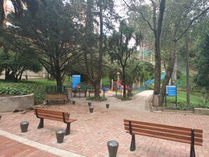 Overnattingsstedets uteområder