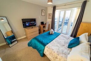 Apartment, 1 Queen-Bett und Schlafsofa | 1 Schlafzimmer, kostenloses WLAN, Bettwäsche