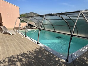 Indoor pool, outdoor pool