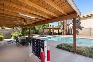 Outdoor pool, a heated pool - Luxe Resort Style Scottsdale home near Kierland & TPC with Pool & Spa (Scottsdale)