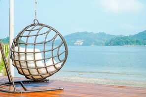 Vue depuis l’hébergement