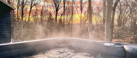 Baignoire à remous extérieure