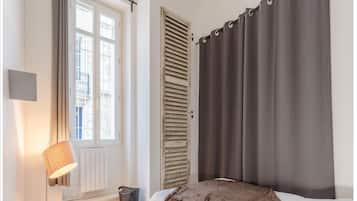 1 chambre, bureau, Wi-Fi, draps fournis