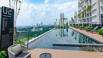 Indoor pool, outdoor pool