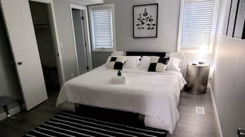 2 chambres, fer et planche Ă repasser, Wi-Fi gratuit, draps fournis
