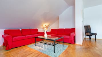 TV, DVD player, table tennis, stereo