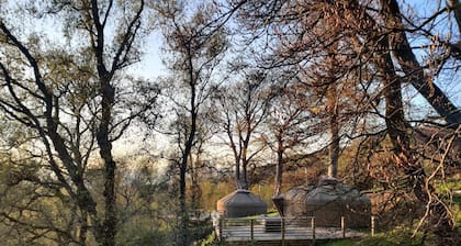 Charming Yurt in Kelburn Estate Near Largs