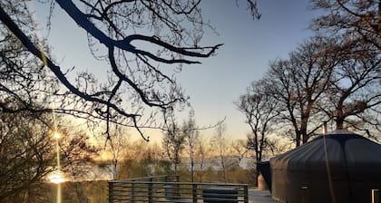 Charming Yurt in Kelburn Estate Near Largs