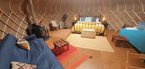 Cabin, Multiple Beds | Interior - Stunning Premium Yurt in Kelburn Estate Near Largs (Largs)