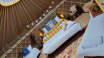 Cabin, Multiple Beds | 1 bedroom, bed sheets