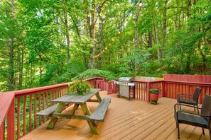 Cabaña familiar | Terraza o patio