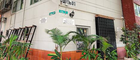 Façade de l’hébergement