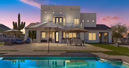 1+ Acre 5 Bedroom Desert Oasis with Pool and Mountain Views!