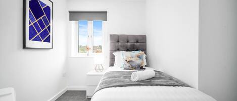 2 bedrooms, iron/ironing board, travel crib, free WiFi