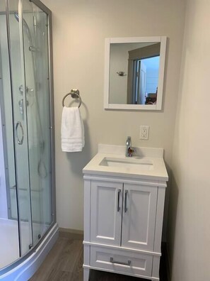 Hair dryer, towels
