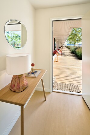 Habitació prèmium, 1 llit de matrimoni, vistes al jardí | Vista des de l'habitació
