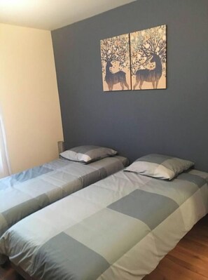 2 slaapkamers, wifi, beddengoed