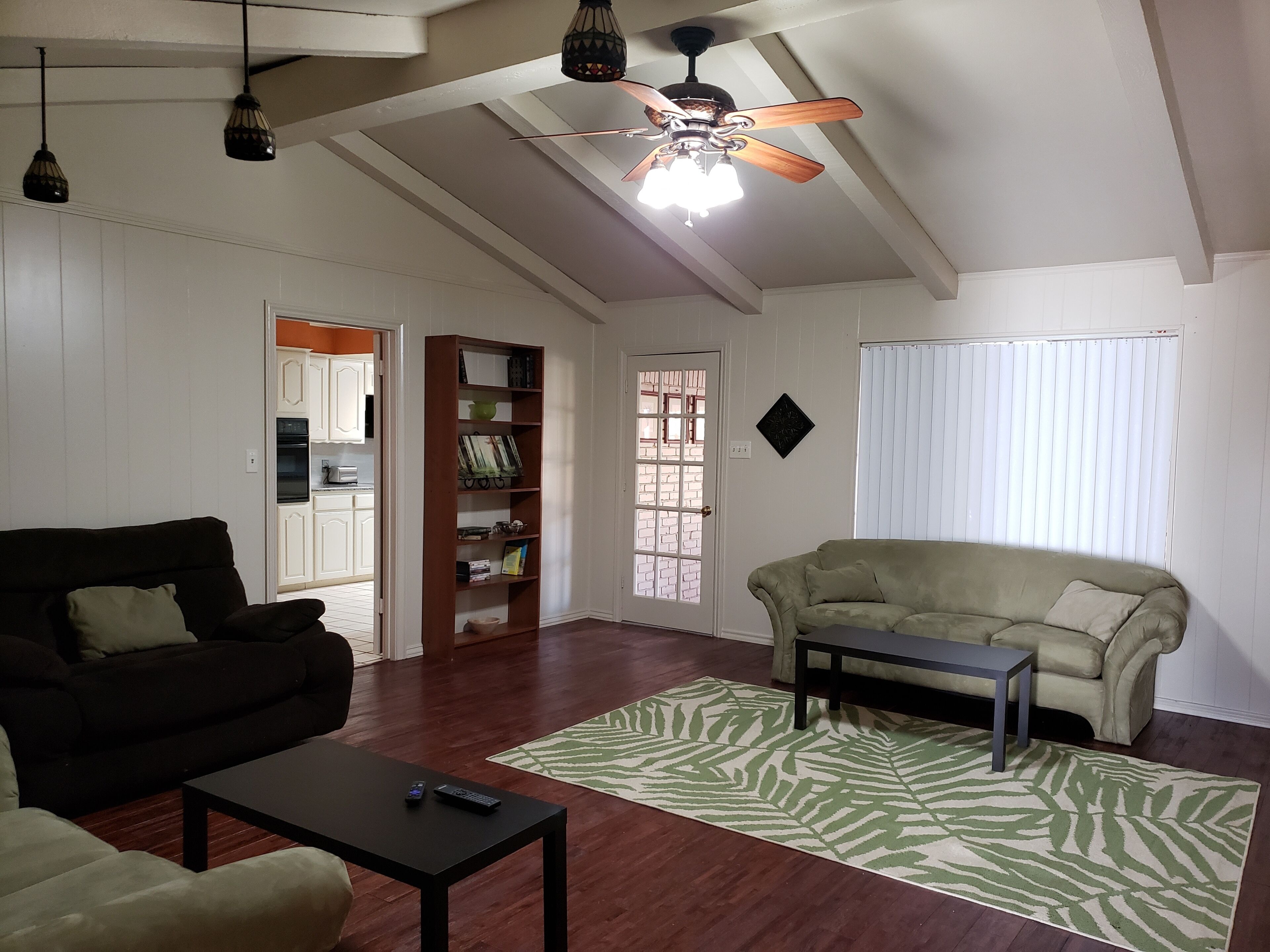 Smart TV, DVD player, foosball, table tennis