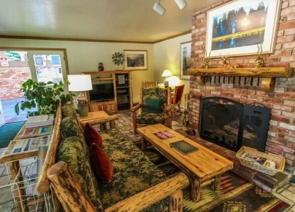 TV, DVD player, books