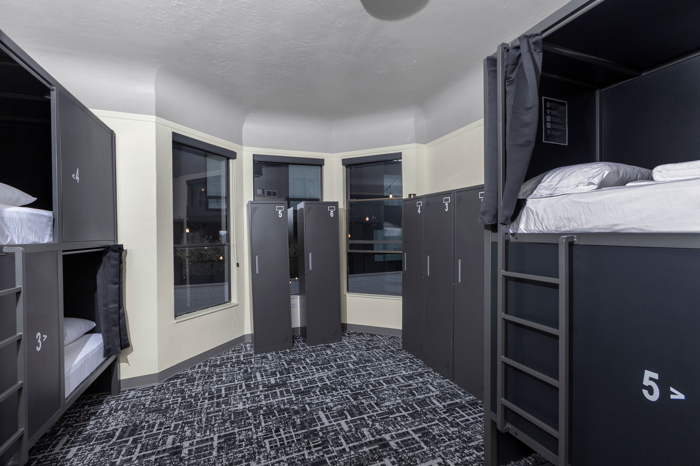 Blackout drapes, free WiFi, bed sheets