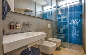 Shower, hair dryer