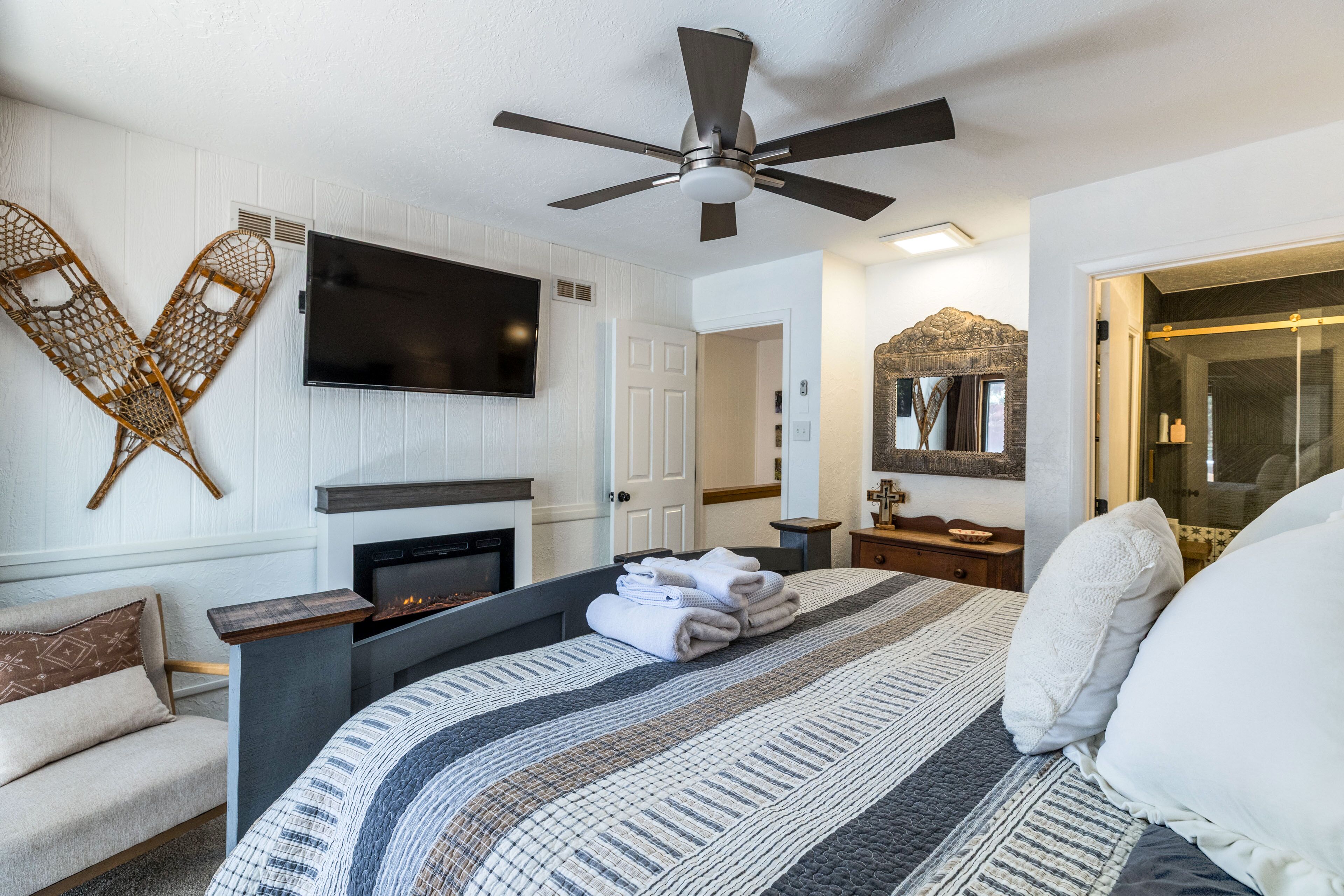 2 bedrooms, iron/ironing board, free WiFi, bed sheets