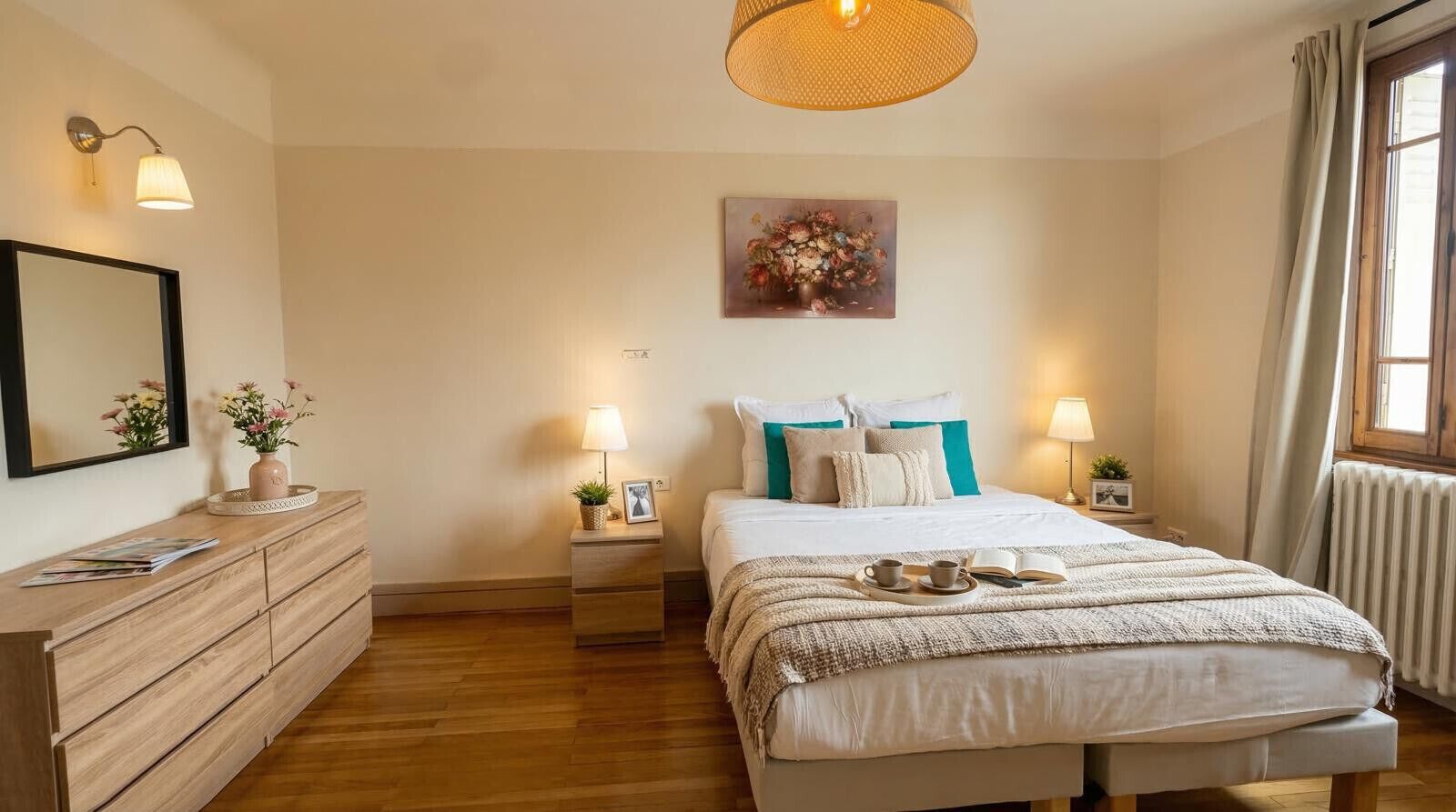 Iron/ironing board, free WiFi, bed sheets