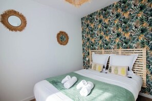 1 makuuhuone, silitysrauta/-lauta, ilmainen Wi-Fi, vuodevaatteet