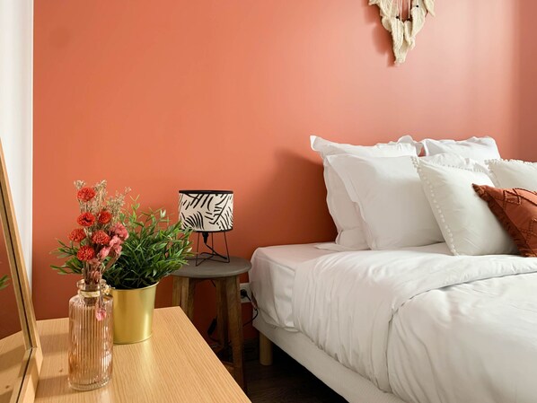 1 غرفة نوم وواي فاي مجانًا وملاءات أسرّة