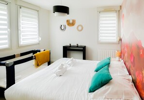1 Schlafzimmer, Bügeleisen/Bügelbrett, kostenloses WLAN, Bettwäsche