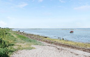 Vlak bij het strand