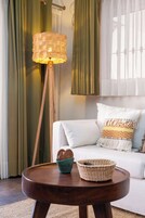 Orchid Suite | Living area | 40-inch Smart TV with digital channels, TV, Netflix