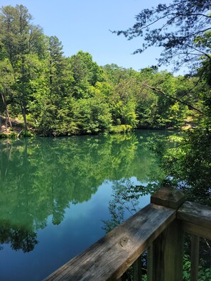 View from property - Lake View Log Cabin Hot Tub, Games, beautiful view! minutes of famous Blue Ridge (Blue Ridge)