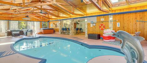 Una piscina climatizada