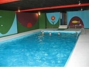 Indoor pool, a heated pool