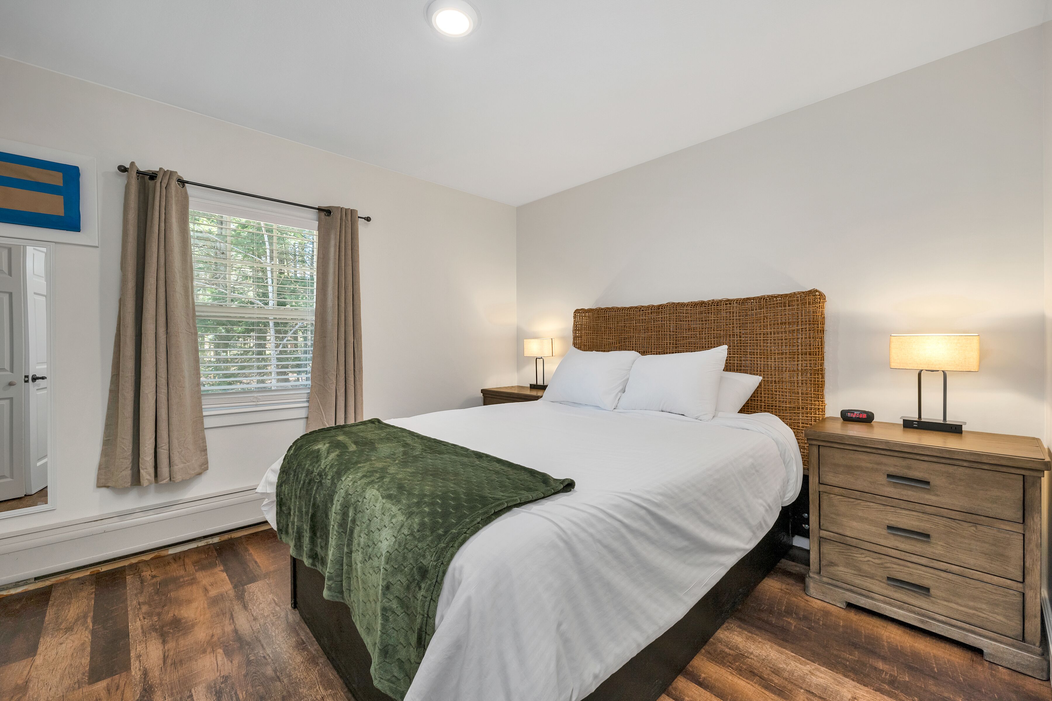 Premium bedding, memory-foam beds, individually decorated