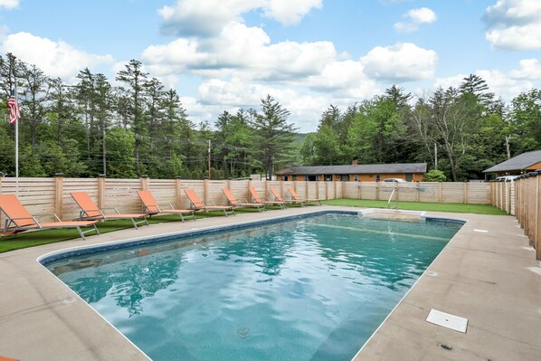 Seasonal outdoor pool